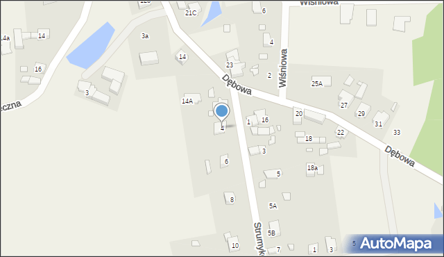 Droszków, Strumykowa, 4, mapa Droszków