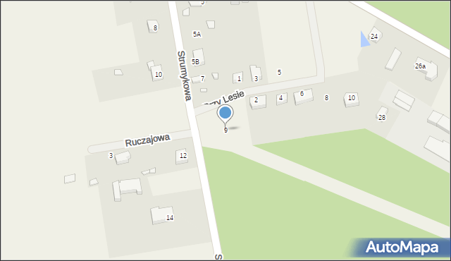 Droszków, Strumykowa, 9, mapa Droszków