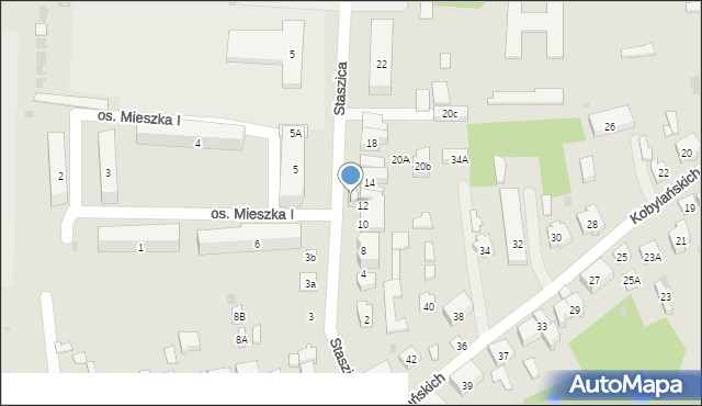 Drzewica, Staszica Stanisława, 12a, mapa Drzewica