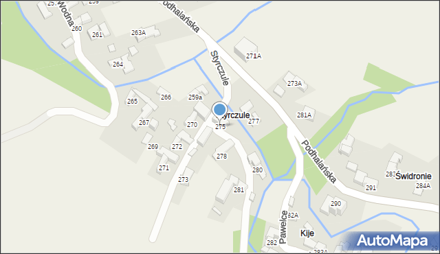 Dzianisz, Strażacka, 1, mapa Dzianisz