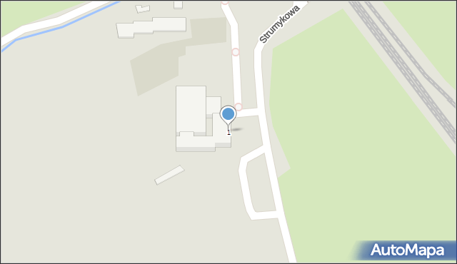 Dzierżoniów, Strumykowa, 1, mapa Dzierżoniów