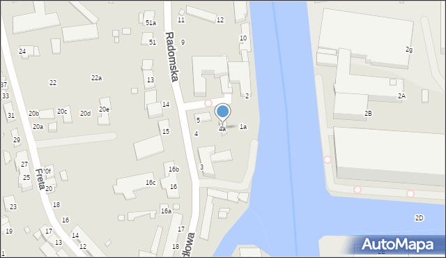 Elbląg, Stawidłowa, 4a, mapa Elbląga