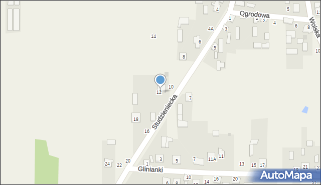 Fałków, Studzieniecka, 12, mapa Fałków