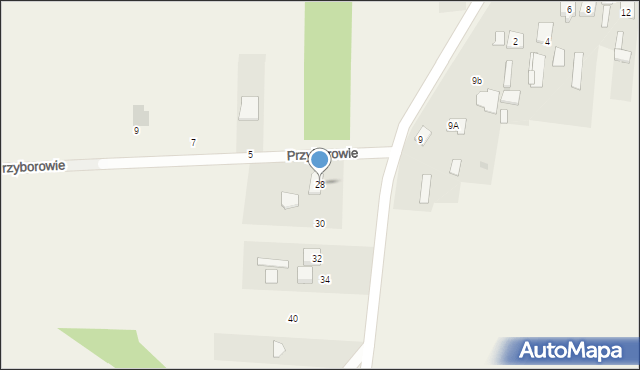 Fałków, Studzieniecka, 28, mapa Fałków