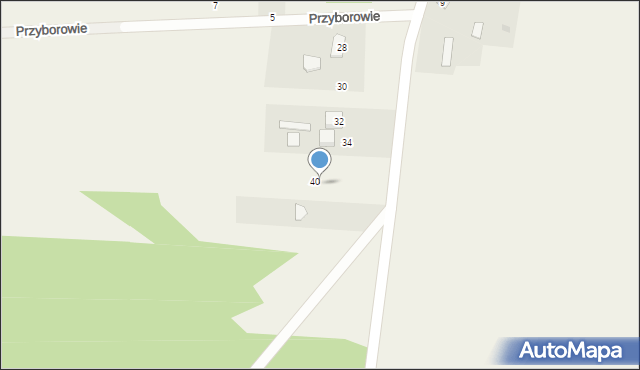 Fałków, Studzieniecka, 38, mapa Fałków