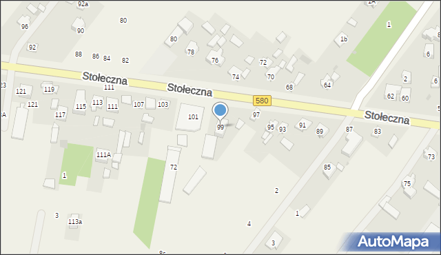 Feliksów, Stołeczna, 99, mapa Feliksów