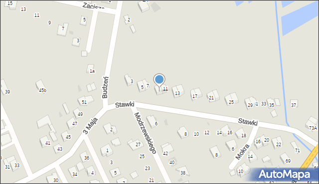 Garwolin, Stawki, 9, mapa Garwolin