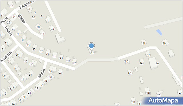 Garwolin, Studzińskiego, 1H, mapa Garwolin