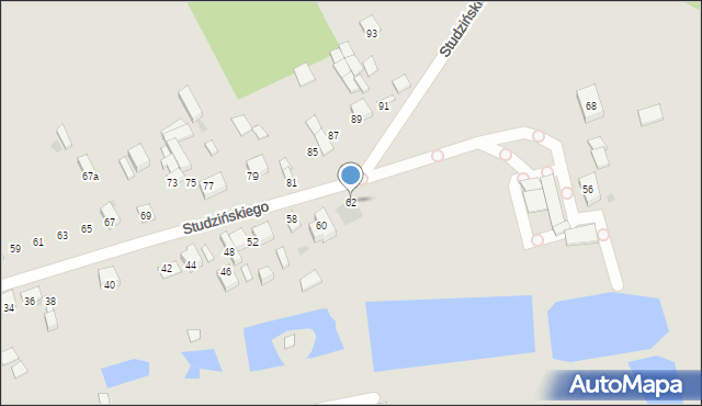 Garwolin, Studzińskiego, 62, mapa Garwolin