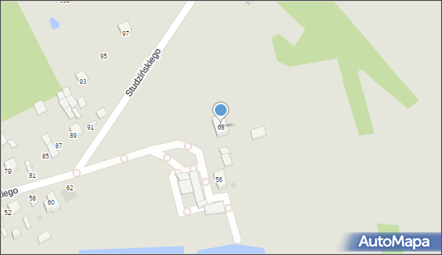 Garwolin, Studzińskiego, 68, mapa Garwolin