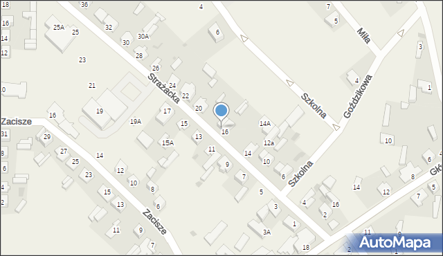 Gąsocin, Strażacka, 18, mapa Gąsocin