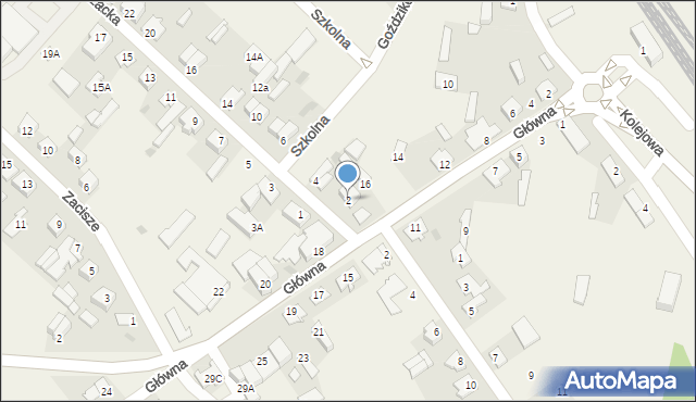 Gąsocin, Strażacka, 2, mapa Gąsocin