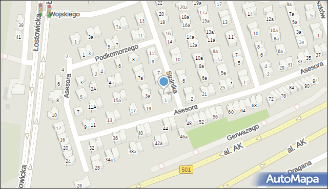 Gdańsk, Stolnika, 3, mapa Gdańska