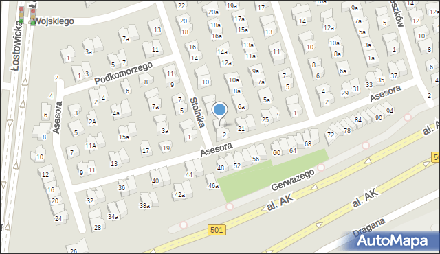 Gdańsk, Stolnika, 4, mapa Gdańska