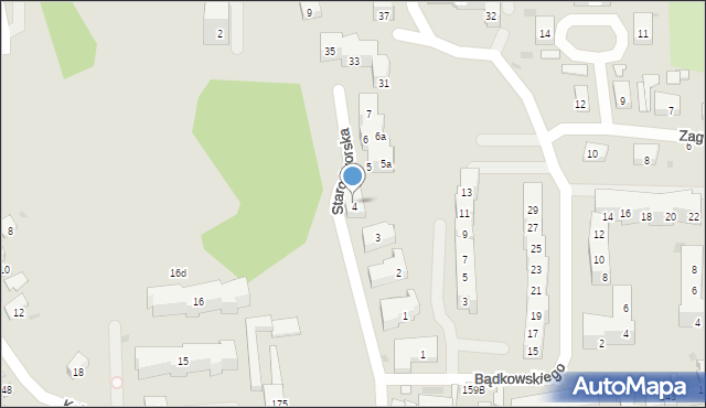 Gdańsk, Starodworska, 4, mapa Gdańska