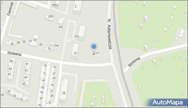 Gdańsk, Stolema, 20, mapa Gdańska