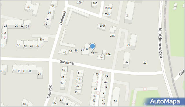 Gdańsk, Stolema, 28, mapa Gdańska