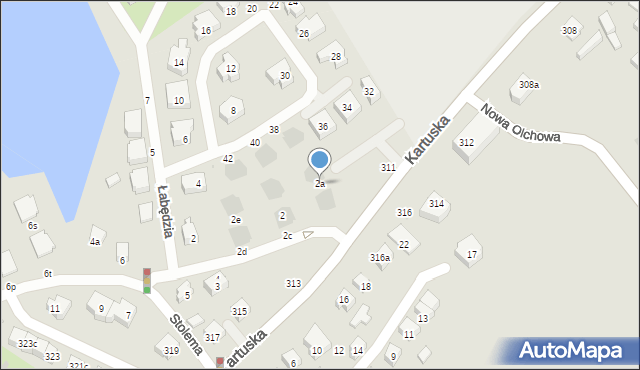 Gdańsk, Stolema, 2a, mapa Gdańska