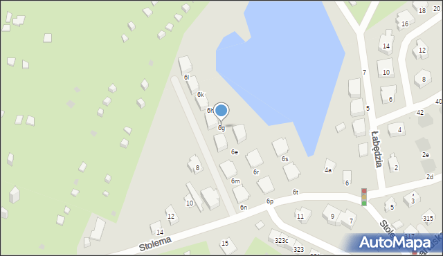 Gdańsk, Stolema, 6g, mapa Gdańska