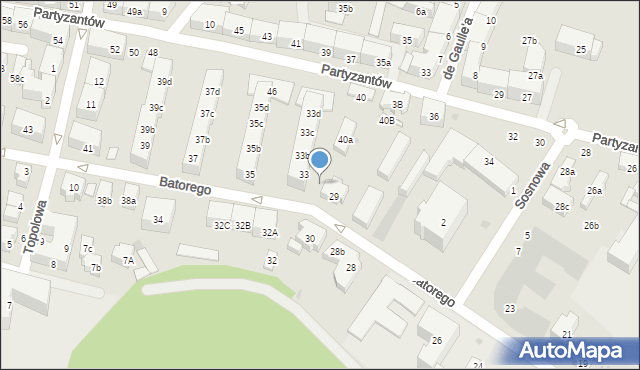 Gdańsk, Stefana Batorego, 31, mapa Gdańska