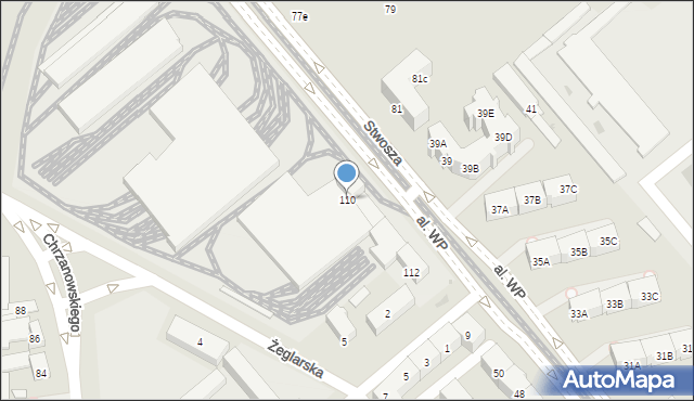 Gdańsk, Stwosza Wita, 110, mapa Gdańska