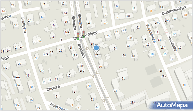 Gdańsk, Stwosza Wita, 17, mapa Gdańska