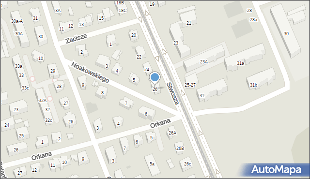 Gdańsk, Stwosza Wita, 26, mapa Gdańska