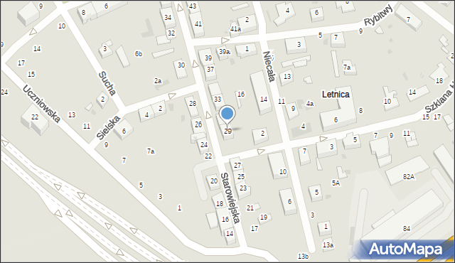 Gdańsk, Starowiejska, 29, mapa Gdańska