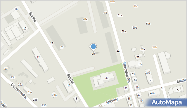 Gdańsk, Starowiejska, 46, mapa Gdańska