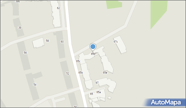 Gdańsk, Starowiejska, 65d, mapa Gdańska