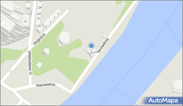 Gdańsk, Starowiślna, 10, mapa Gdańska