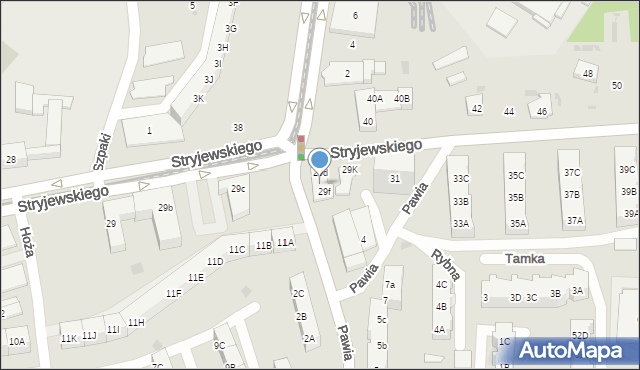 Gdańsk, Stryjewskiego Wilhelma, 29e, mapa Gdańska