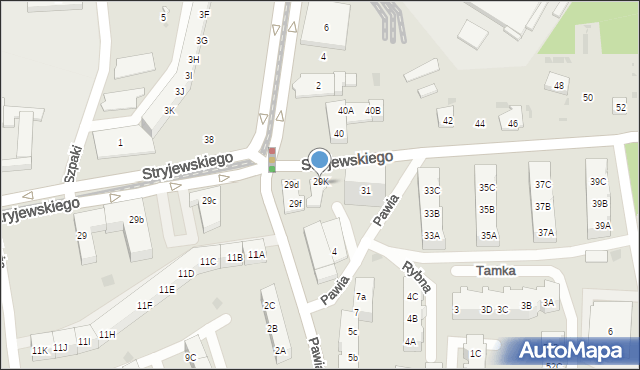 Gdańsk, Stryjewskiego Wilhelma, 29i, mapa Gdańska