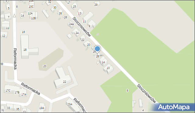 Gdańsk, Stoczniowców, 16, mapa Gdańska