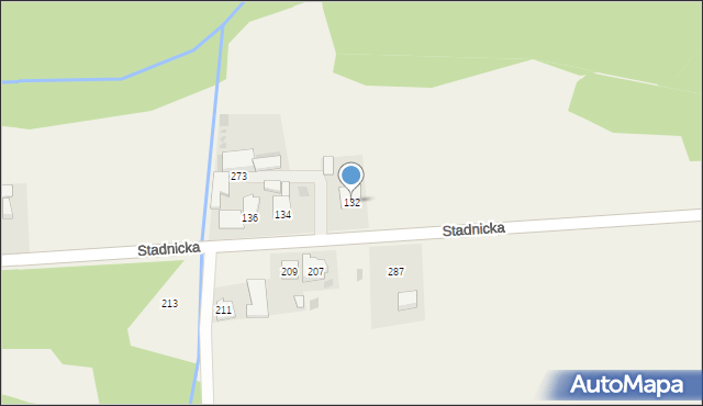 Gdów, Stadnicka, 132, mapa Gdów