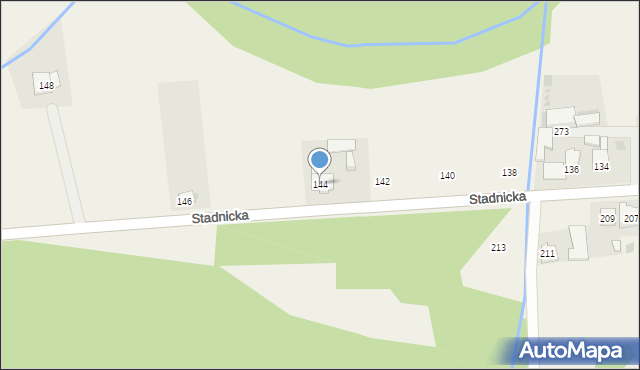 Gdów, Stadnicka, 144, mapa Gdów
