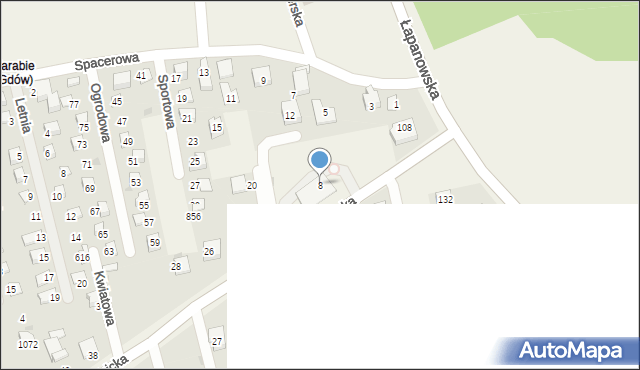 Gdów, Stadnicka, 8, mapa Gdów