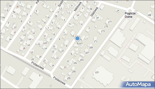 Gdynia, Stalowa, 7, mapa Gdyni