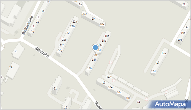 Gdynia, Stolarska, 18e, mapa Gdyni