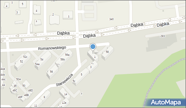 Gdynia, Staniewicza Jerzego, kmdr., 1a, mapa Gdyni