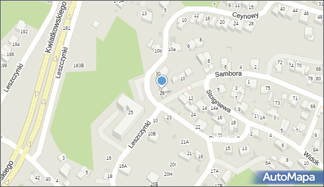 Gdynia, Stoigniewa, 28, mapa Gdyni