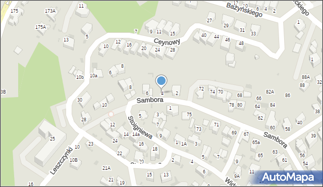 Gdynia, Stoigniewa, 4, mapa Gdyni