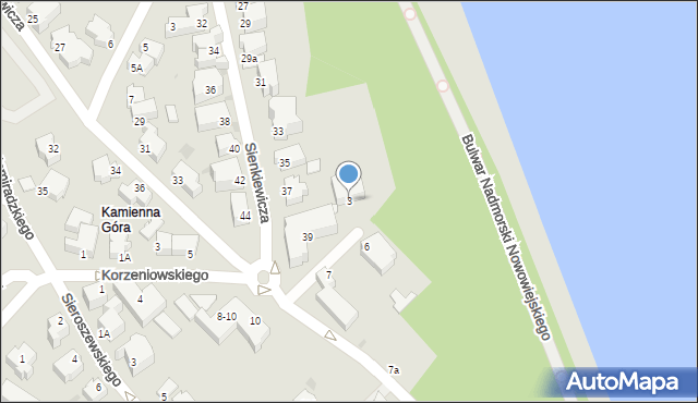 Gdynia, Stwosza Wita, 3, mapa Gdyni