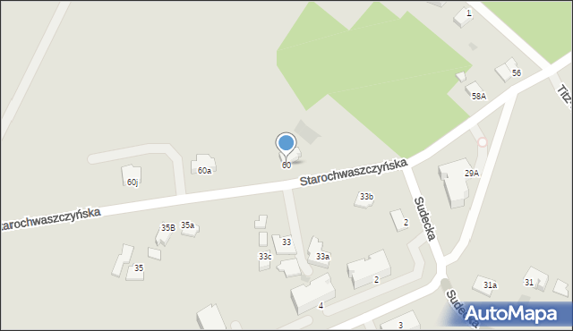 Gdynia, Starochwaszczyńska, 60, mapa Gdyni