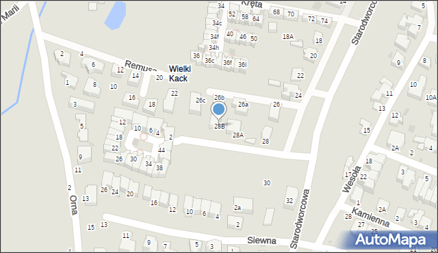 Gdynia, Starodworcowa, 28B, mapa Gdyni