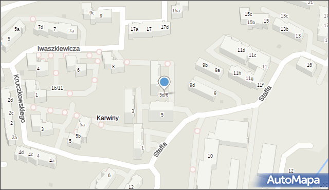 Gdynia, Staffa Leopolda, 5d/6, mapa Gdyni