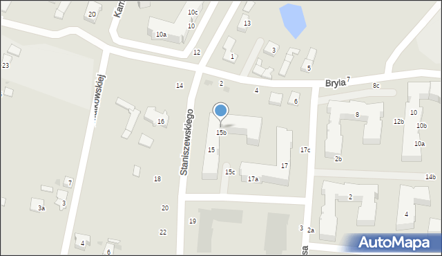 Gdynia, Staniszewskiego Leona, 15b/17, mapa Gdyni