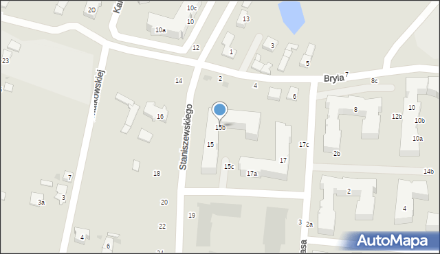 Gdynia, Staniszewskiego Leona, 15b, mapa Gdyni