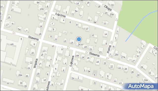 Gdynia, Stawna, 17, mapa Gdyni