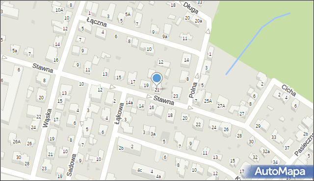 Gdynia, Stawna, 21, mapa Gdyni